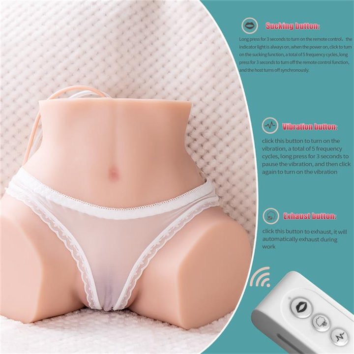 Lorna Torso with Vibration and Sucking Efect 5 kg - SQ-MAS50108 - Teknashop Ltd