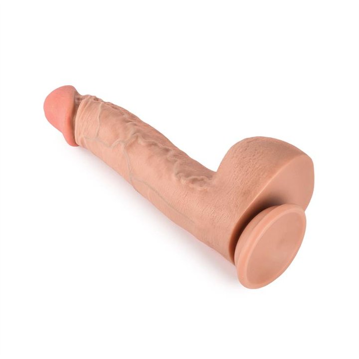 August Dildo Dual Layer 11 - SQ-WBC10229 - Teknashop Ltd