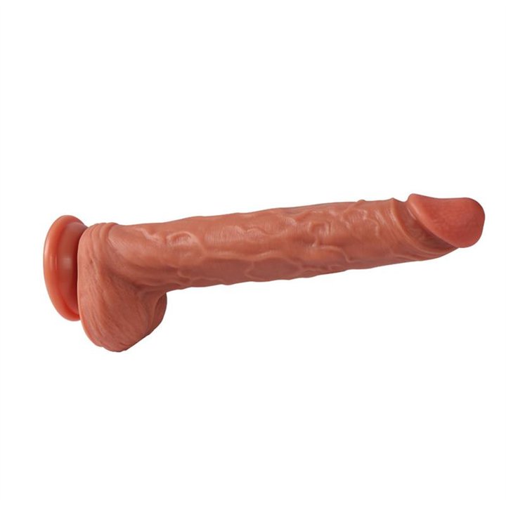 Len Dildo Double-layered silicone 10.43 - SQ-WBD10032 - Teknashop Ltd