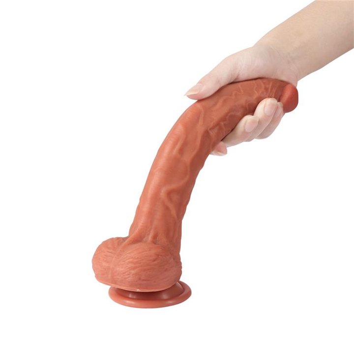 Len Dildo Double-layered silicone 10.43 - SQ-WBD10032 - Teknashop Ltd