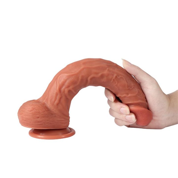 Len Dildo Double-layered silicone 10.43 - SQ-WBD10032 - Teknashop Ltd