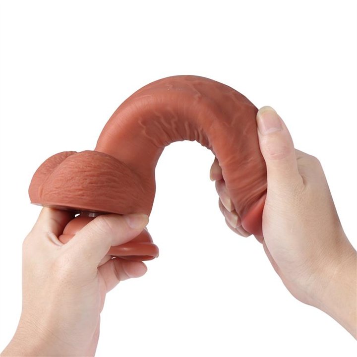 Leo Dildo Double Hardness Dual Layer Silicone 9.44 - SQ-WBD10033 - Teknashop Ltd