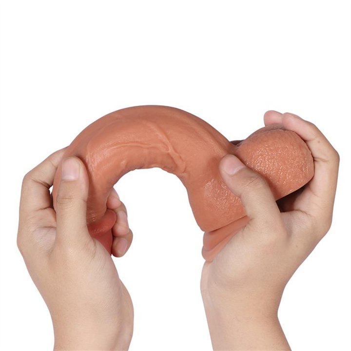 Bill Dildo Dual Layer Silicone 8.66 - SQ-WBD10044 - Teknashop Ltd