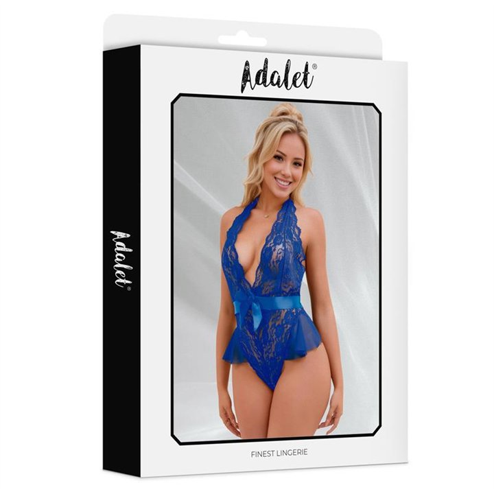 Violet Halter V Neckline Teddy - A-820 - Teknashop Ltd