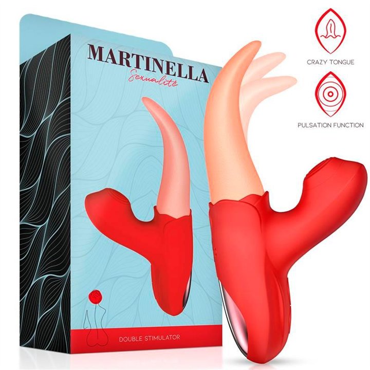 Double Stimulator Crazy Tongue and Pulsation - MT-210 - Teknashop Ltd