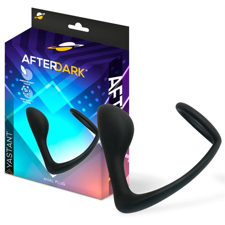 Yastant Anal Plug with Testicles Ring - AD-522 - Teknashop Ltd