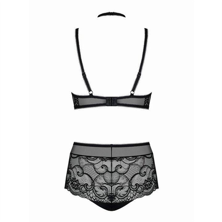 Elizenes 2 Piece Lace Bra Set With Halterneck - 5901688234341 - Teknashop Ltd