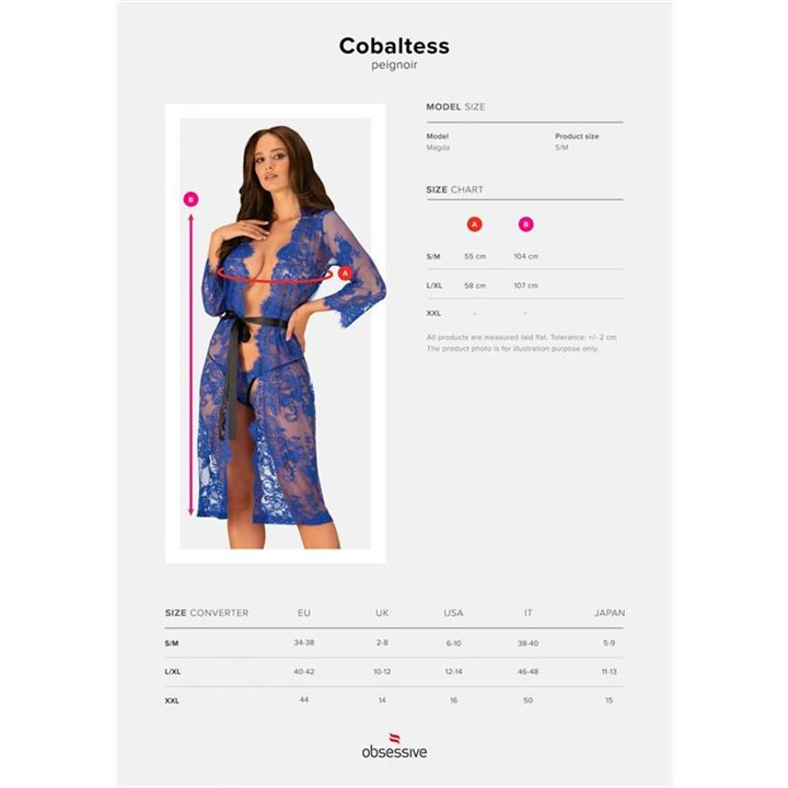 Cobaltess Lace Kimono - 5901688234464 - Teknashop Ltd
