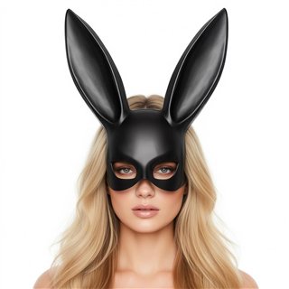 Allicia Bunny Mask Black - IB-627 - Teknashop Ltd
