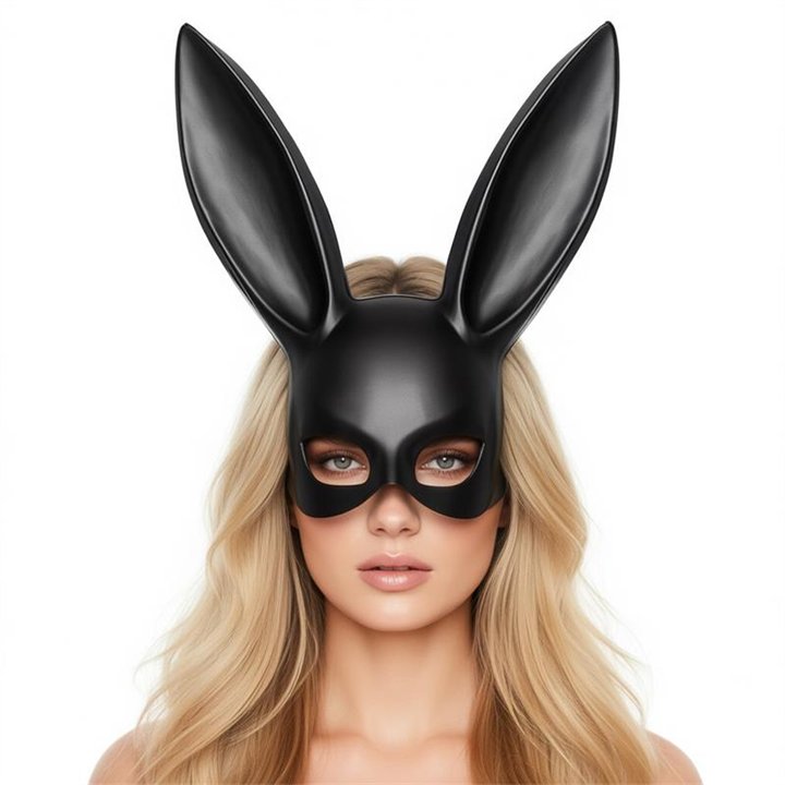 Allicia Bunny Mask Black - IB-627 - Teknashop Ltd