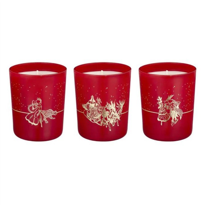 Set Trio, Parfums de Marly, Festive Spiced Delight, Woody & Spicy, Scented Candle, 3 pcs, 75 g - Teknashop Ltd