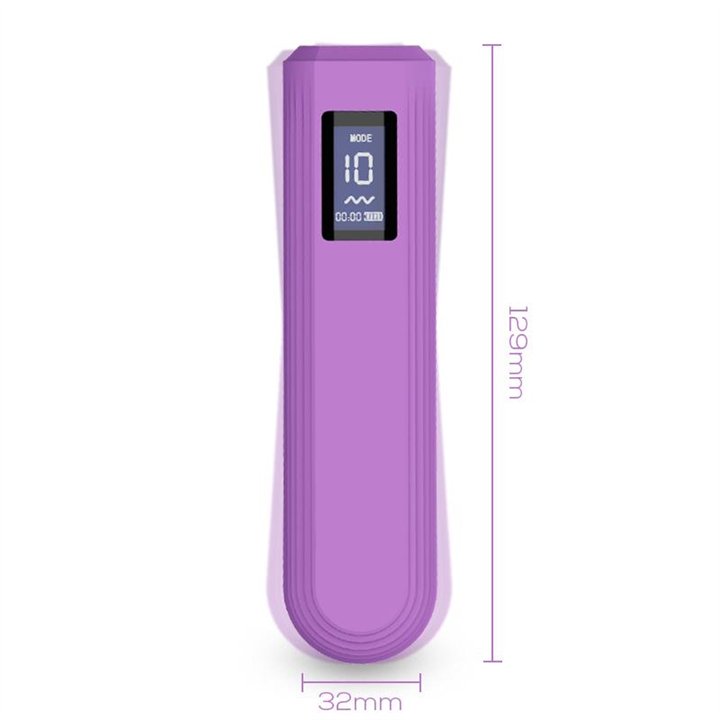Whim Digital Display Vibrator Bullet 12.9 cm - ER79167 - Teknashop Ltd