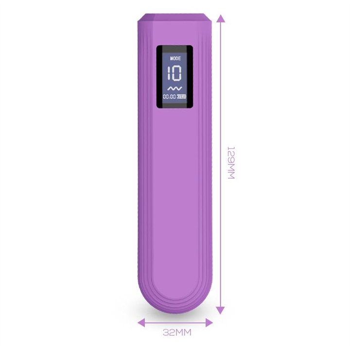 Whim Digital Display Vibrator Bullet 12.9 cm - ER79167 - Teknashop Ltd