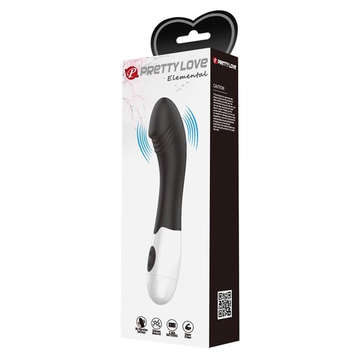 Vibrator Elemental 30 functions Black - BI-014812-A3 - Teknashop Ltd