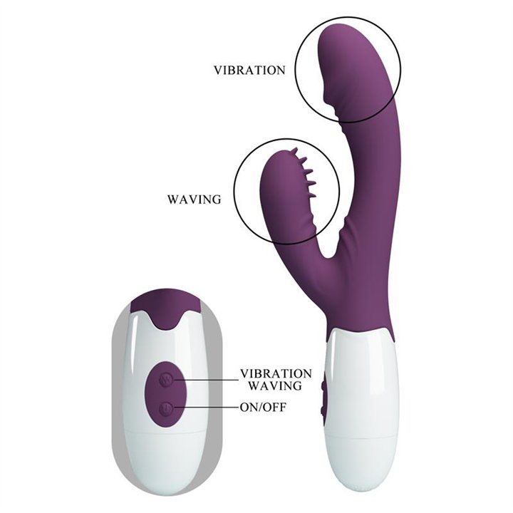 Vibrator Andre 30 functions Purple - BI-014264-A2 - Teknashop Ltd