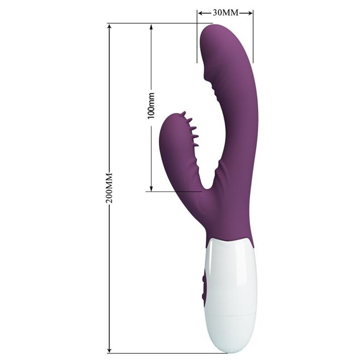 Vibrator Andre 30 functions Purple - BI-014264-A2 - Teknashop Ltd