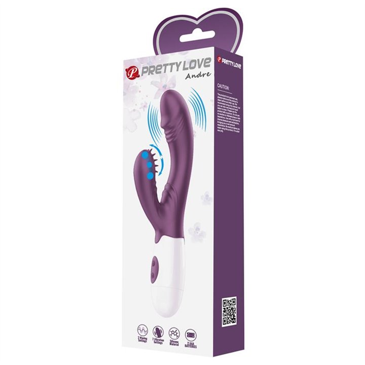 Vibrator Andre 30 functions Purple - BI-014264-A2 - Teknashop Ltd