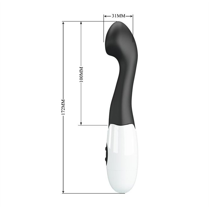 Vibrator Charles 30 functions Black - BI-014221-A3 - Teknashop Ltd