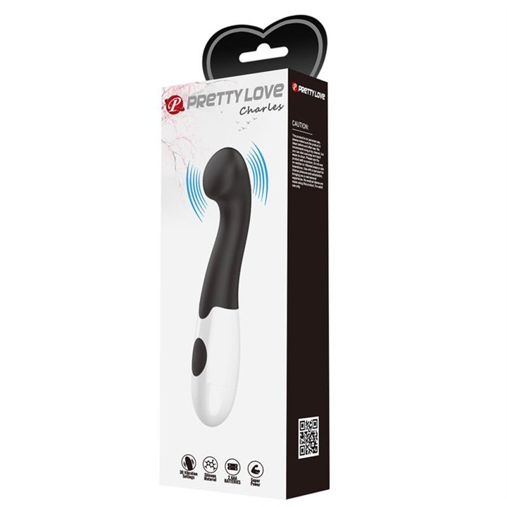Vibrator Charles 30 functions Black - BI-014221-A3 - Teknashop Ltd