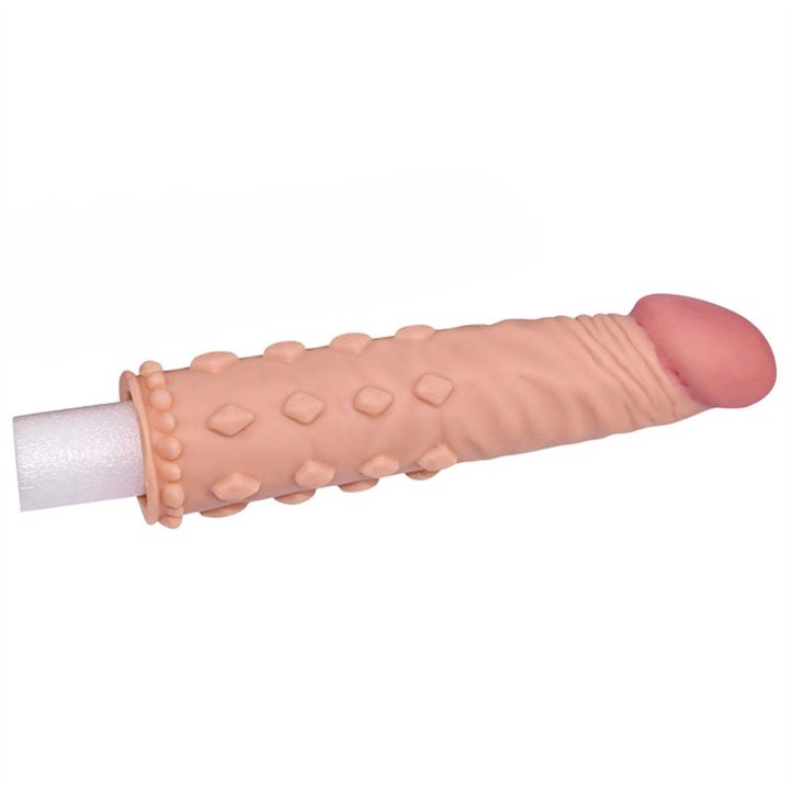 Penis Sleeve Add 2 Pleasure X Tender Flesh - LO-LV1054-F - Teknashop Ltd