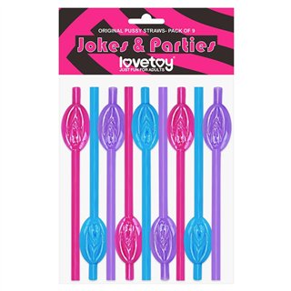 Pussy Straws Pack of 9 - LO-LV765002C - Teknashop Ltd
