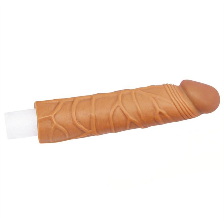 Penis Sleeve Pleasure X Tender Brown - LO-LV1051 - Teknashop Ltd