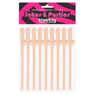 Willy Straws Pack of 9 - LO-LV765001A - Teknashop Ltd