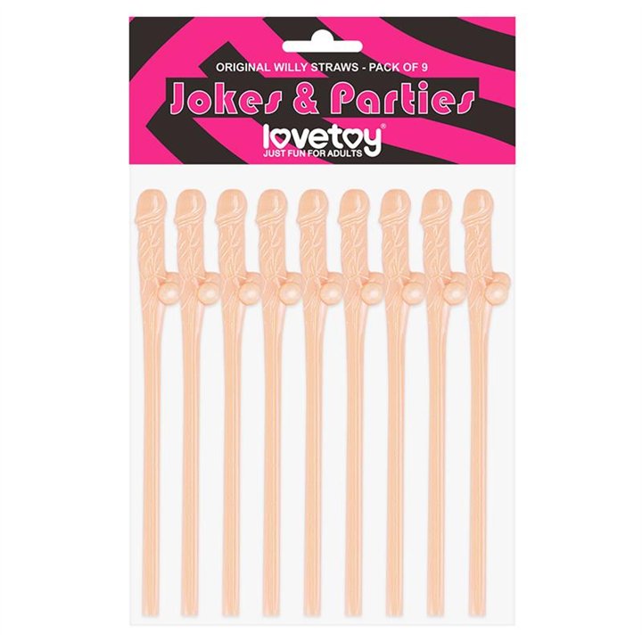 Willy Straws Pack of 9 - LO-LV765001A - Teknashop Ltd
