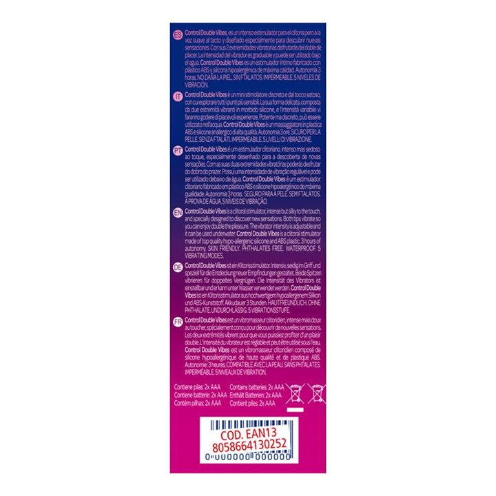 Stimulator Double Vibe 5 - 8058664130252 - Teknashop Ltd