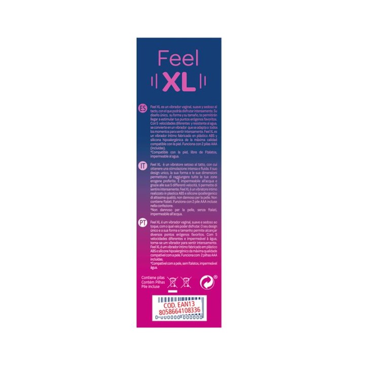 Vibe Feel XL 5 Functions - 8058664108336 - Teknashop Ltd