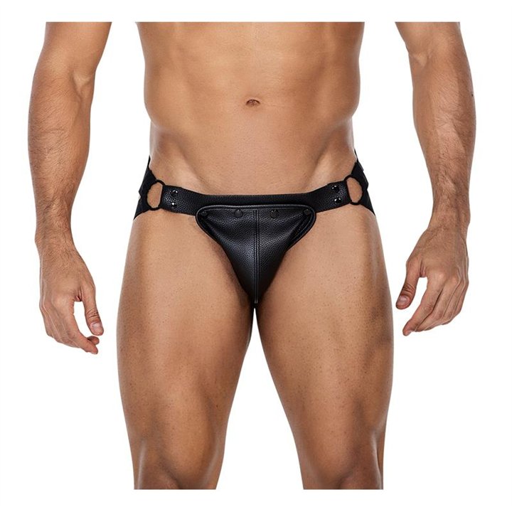 JOCKSTR4P02 Jockstrap Jock snap Black - 3701705100060 - Teknashop Ltd