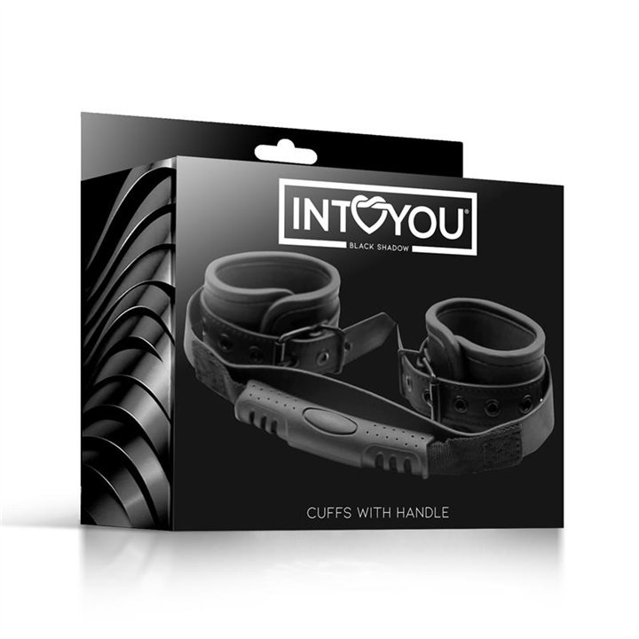 Vegan Leather Cuffs with Handle - BS-655 - Teknashop Ltd