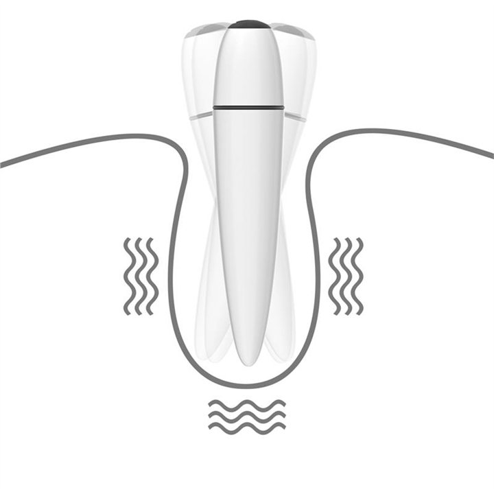 Vibrating Bullet IJOY White - LO-LV230205 - Teknashop Ltd