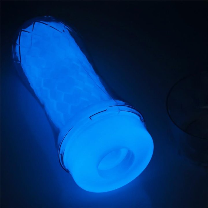 Male Masturbator Lumino Blue Light - LO-LV342036 - Teknashop Ltd