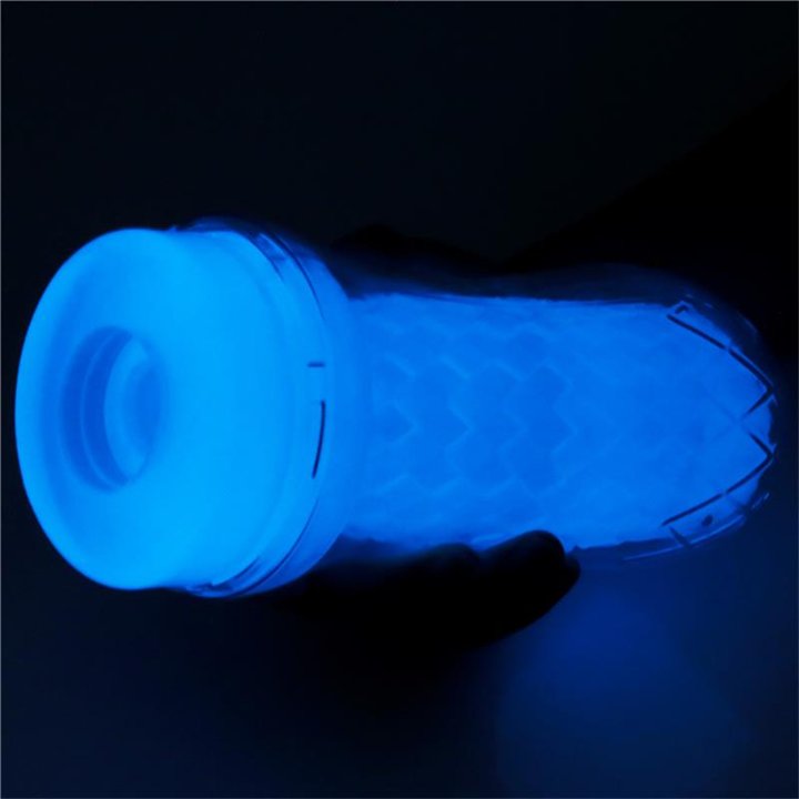 Male Masturbator Lumino Blue Light - LO-LV342036 - Teknashop Ltd