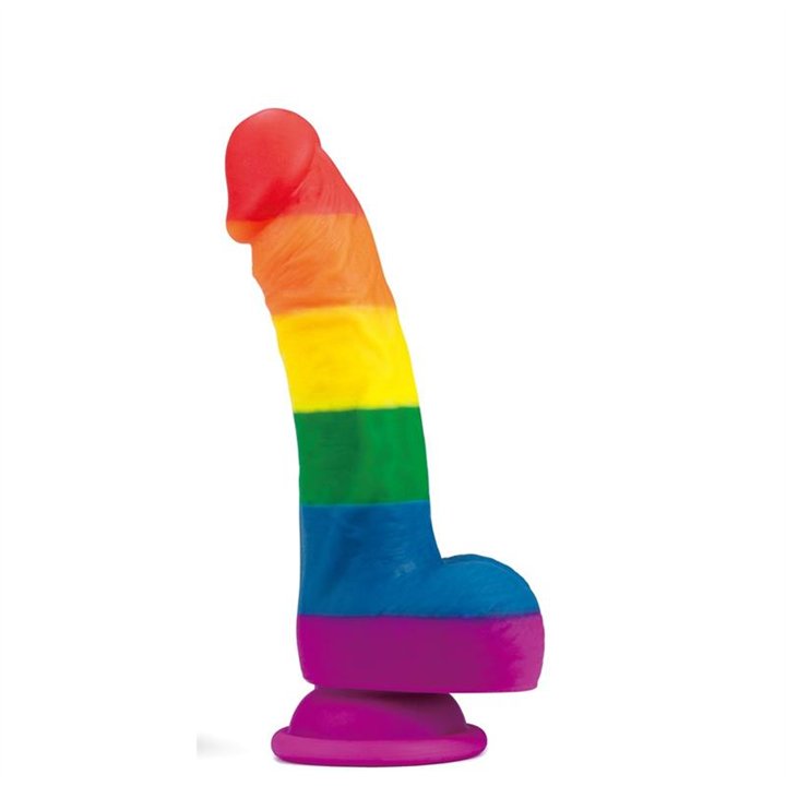 Dildo Prider 8 Liquid Silicone LGBT - LO-LV410027 - Teknashop Ltd