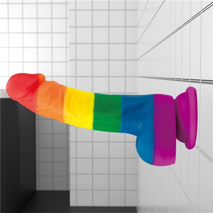 Dildo Prider 8 Liquid Silicone LGBT - LO-LV410027 - Teknashop Ltd