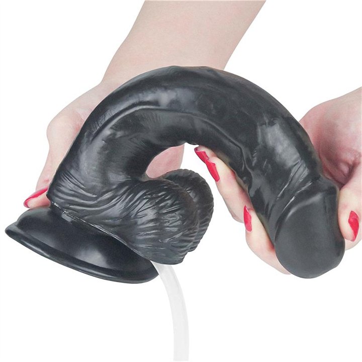 Dildo Squirting 9 Black - LO-LV116024 - Teknashop Ltd
