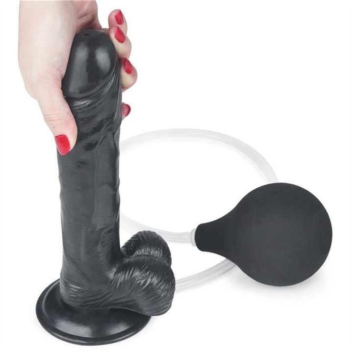 Dildo Squirting 9 Black - LO-LV116024 - Teknashop Ltd