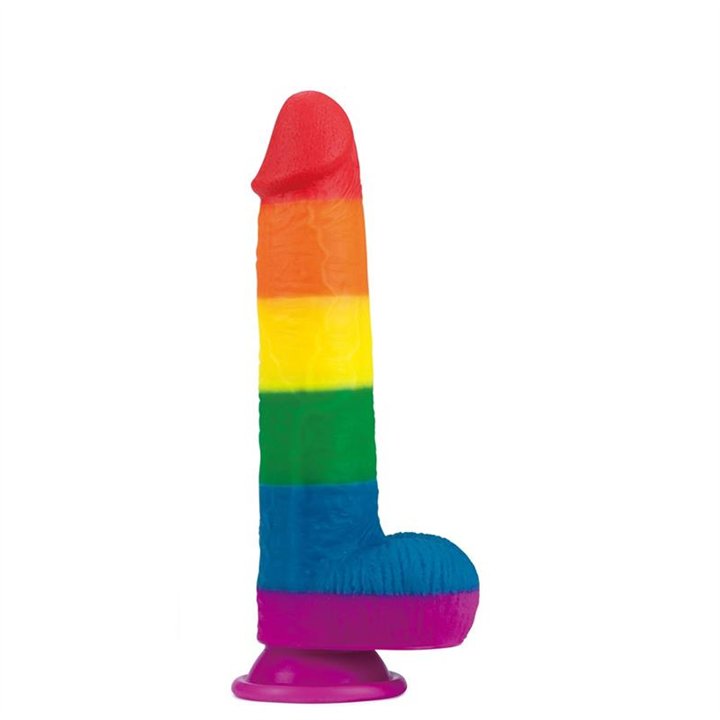 Dildo Prider 9 Liquid Silicone LGBT - LO-LV410028 - Teknashop Ltd