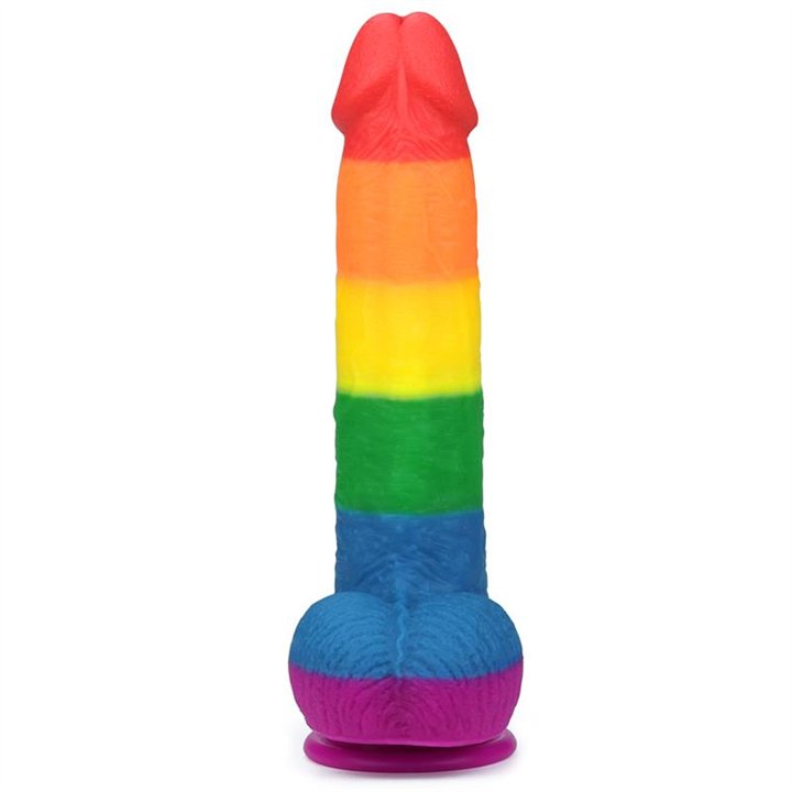 Dildo Prider 9 Liquid Silicone LGBT - LO-LV410028 - Teknashop Ltd
