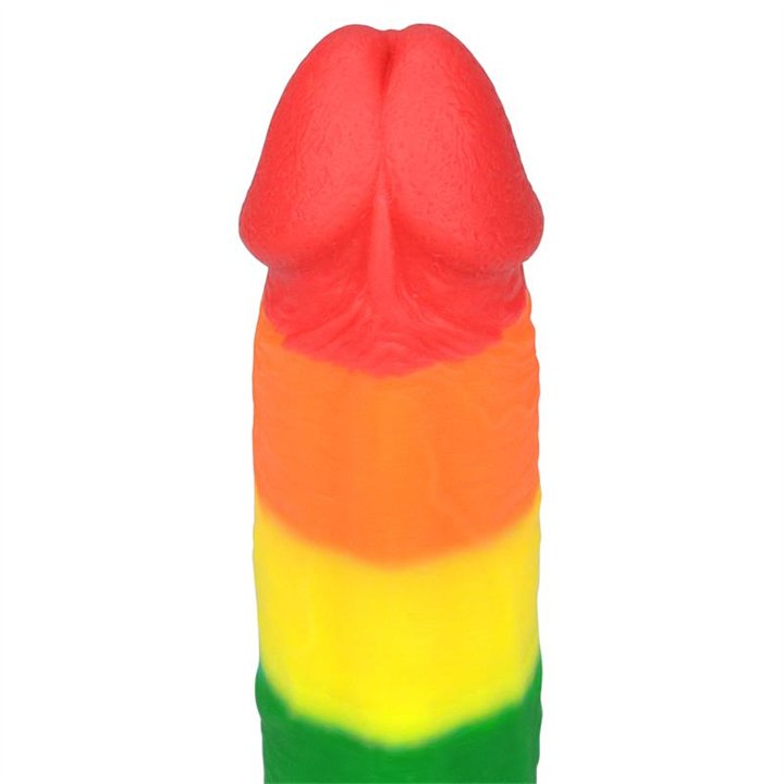 Dildo Prider 9 Liquid Silicone LGBT - LO-LV410028 - Teknashop Ltd