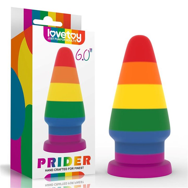 Butt Plug Prider 6 LGBT - LO-LV410041 - Teknashop Ltd