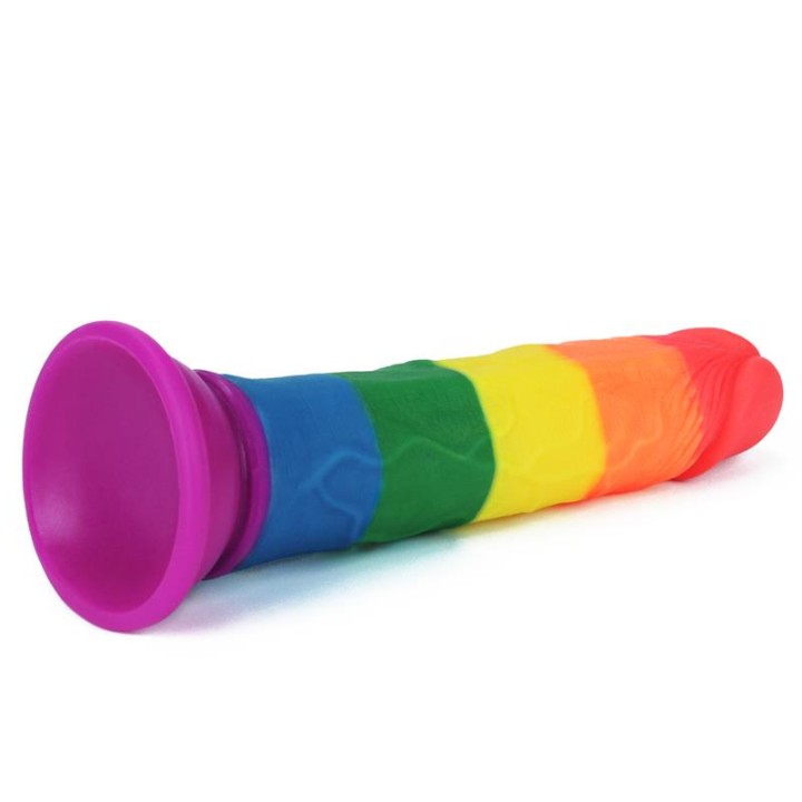 Dildo Prider 7 Liquid Silicone LGBT - LO-LV410025 - Teknashop Ltd
