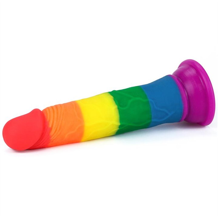 Dildo Prider 7 Liquid Silicone LGBT - LO-LV410025 - Teknashop Ltd