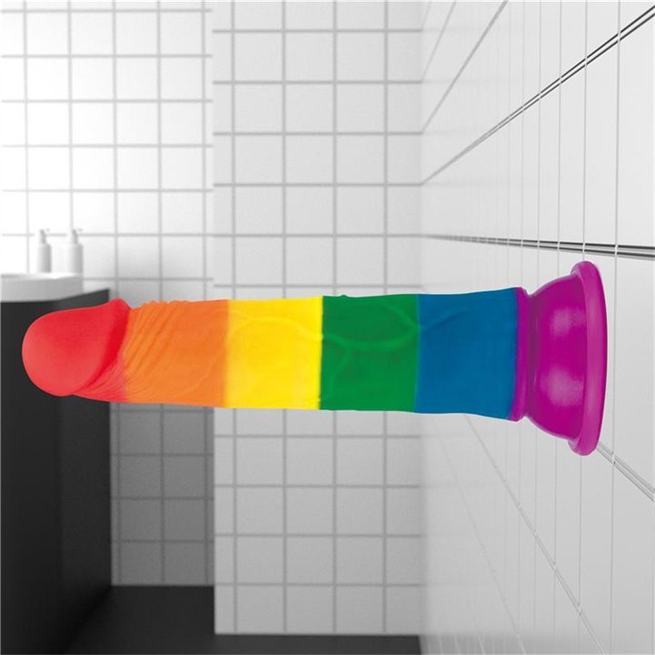 Dildo Prider 7 Liquid Silicone LGBT - LO-LV410025 - Teknashop Ltd