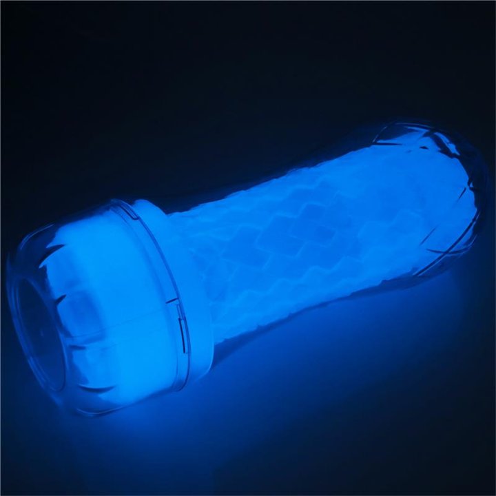 Male Masturbator Lumino Blue Light - LO-LV342035 - Teknashop Ltd