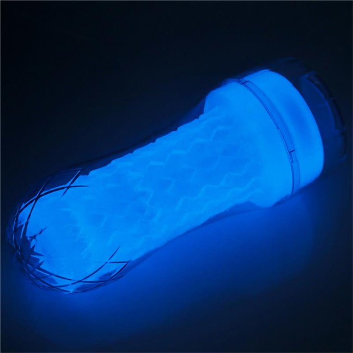 Male Masturbator Lumino Blue Light - LO-LV342035 - Teknashop Ltd