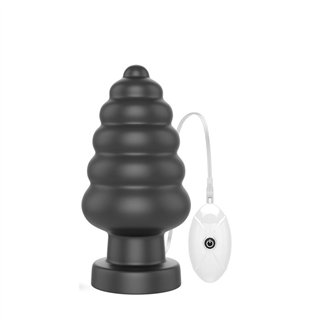 Vibrating Anal Plug King Sized 7 Black - LO-LV120115 - Teknashop Ltd