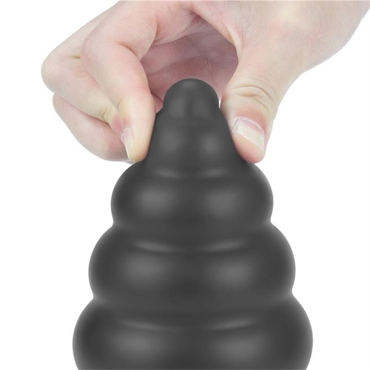 Vibrating Anal Plug King Sized 7 Black - LO-LV120115 - Teknashop Ltd